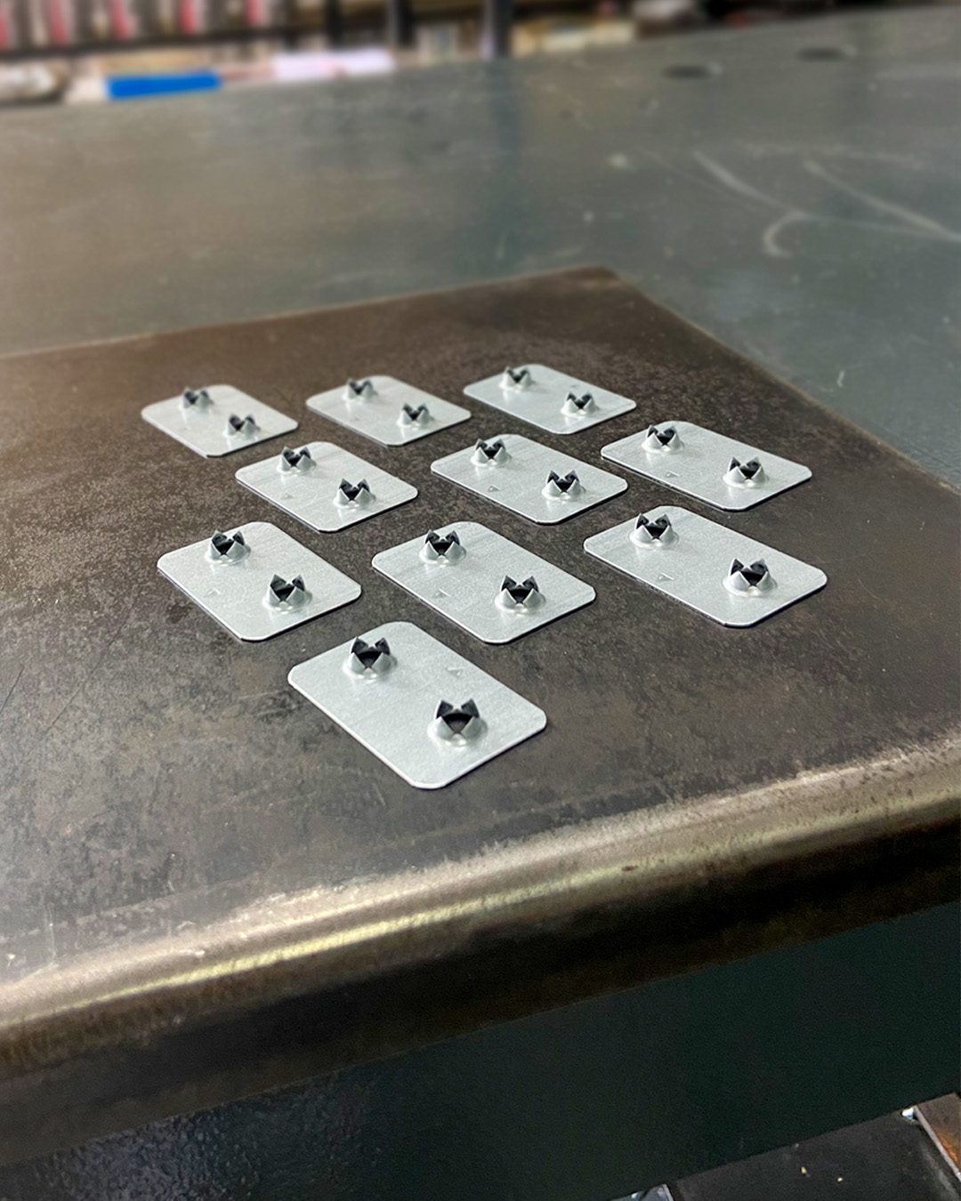 Peça estampada em latão, Fita Estamparia Metal